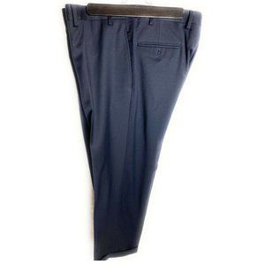 Calvin Klein Mens Dress Pants Navy Blue